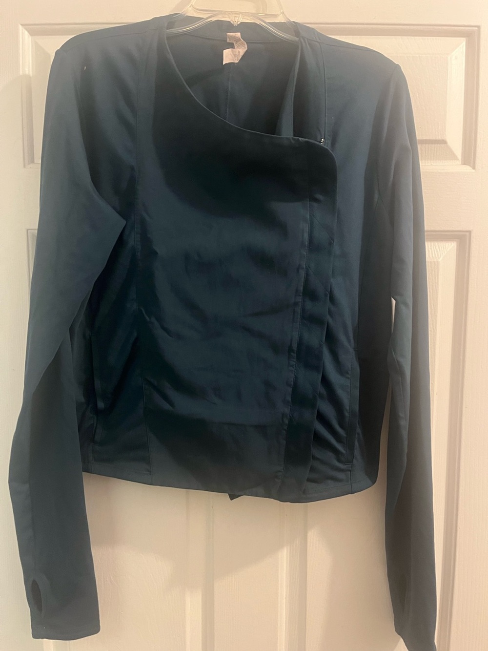 Under Armor Women's Dark Teal Asymmetrical Zip Jacket